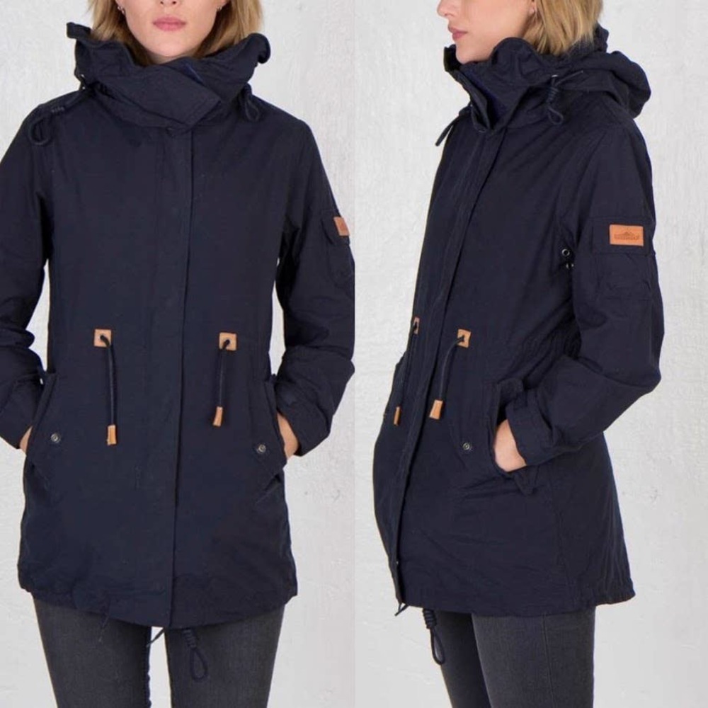 Penfield Wmns Hazelton Long Lightweight Parka Navy